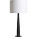 Citra 29 inch 100 watt Black and Light Grey with Matte Black Table Lamp Portable Light