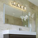 Beckett 4 Light 34 inch Brushed Nickel Vanity Wall Light