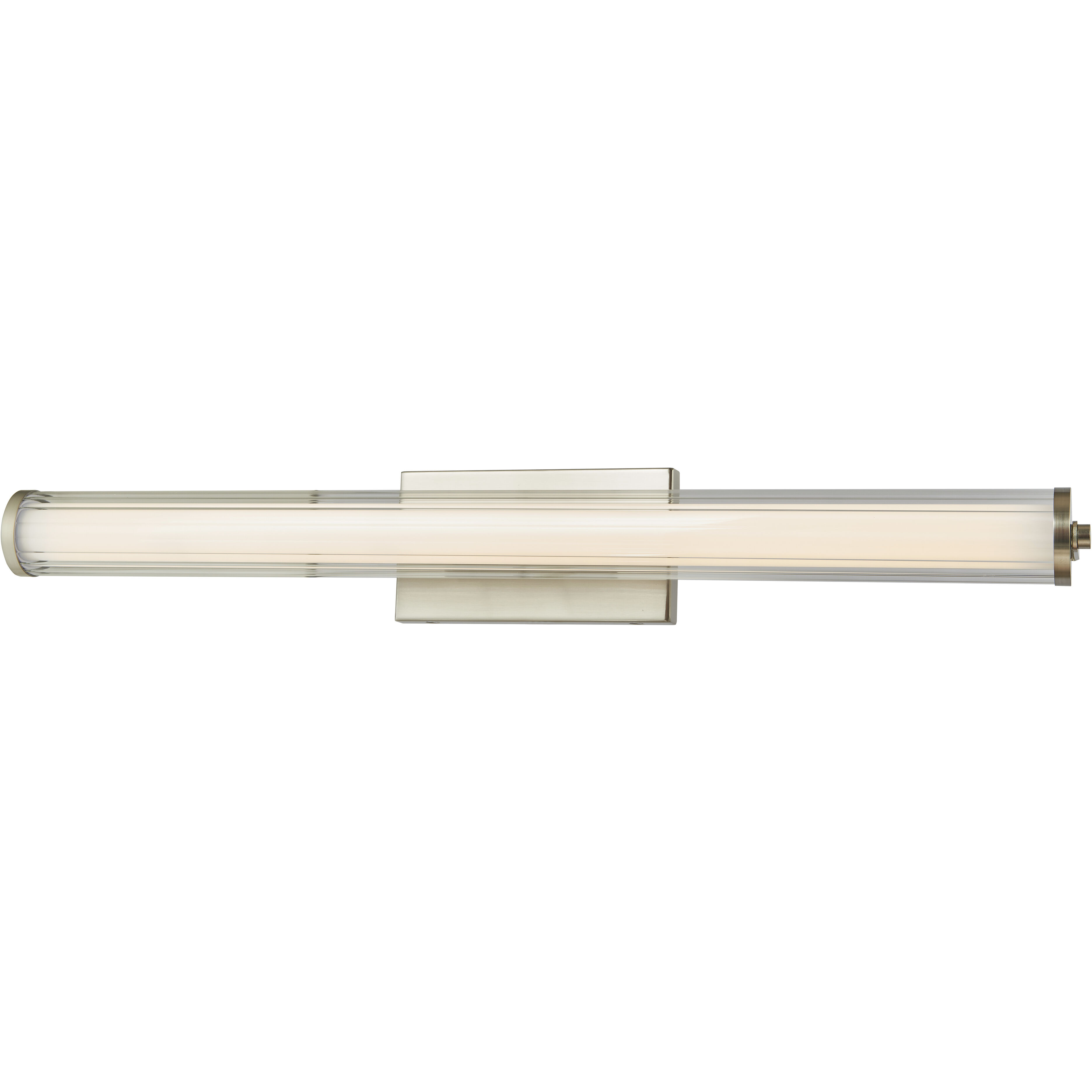 Macie LED 30 inch Brushed Nickel Bath Vanity Light Wall Light