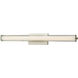 Macie LED 30 inch Brushed Nickel Bath Vanity Light Wall Light