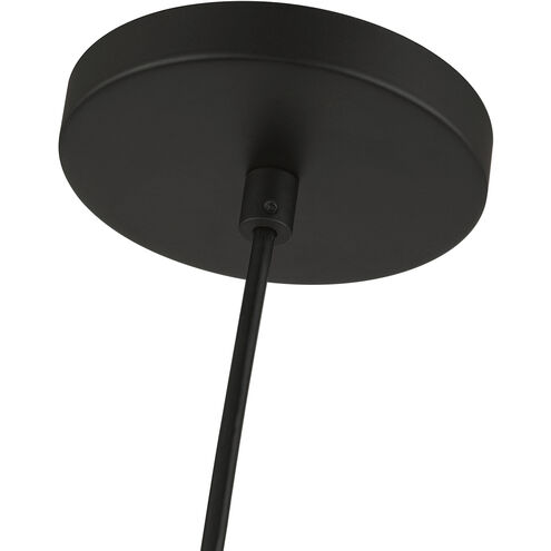 Sentosa 1 Light 7 inch Black Pendant Ceiling Light