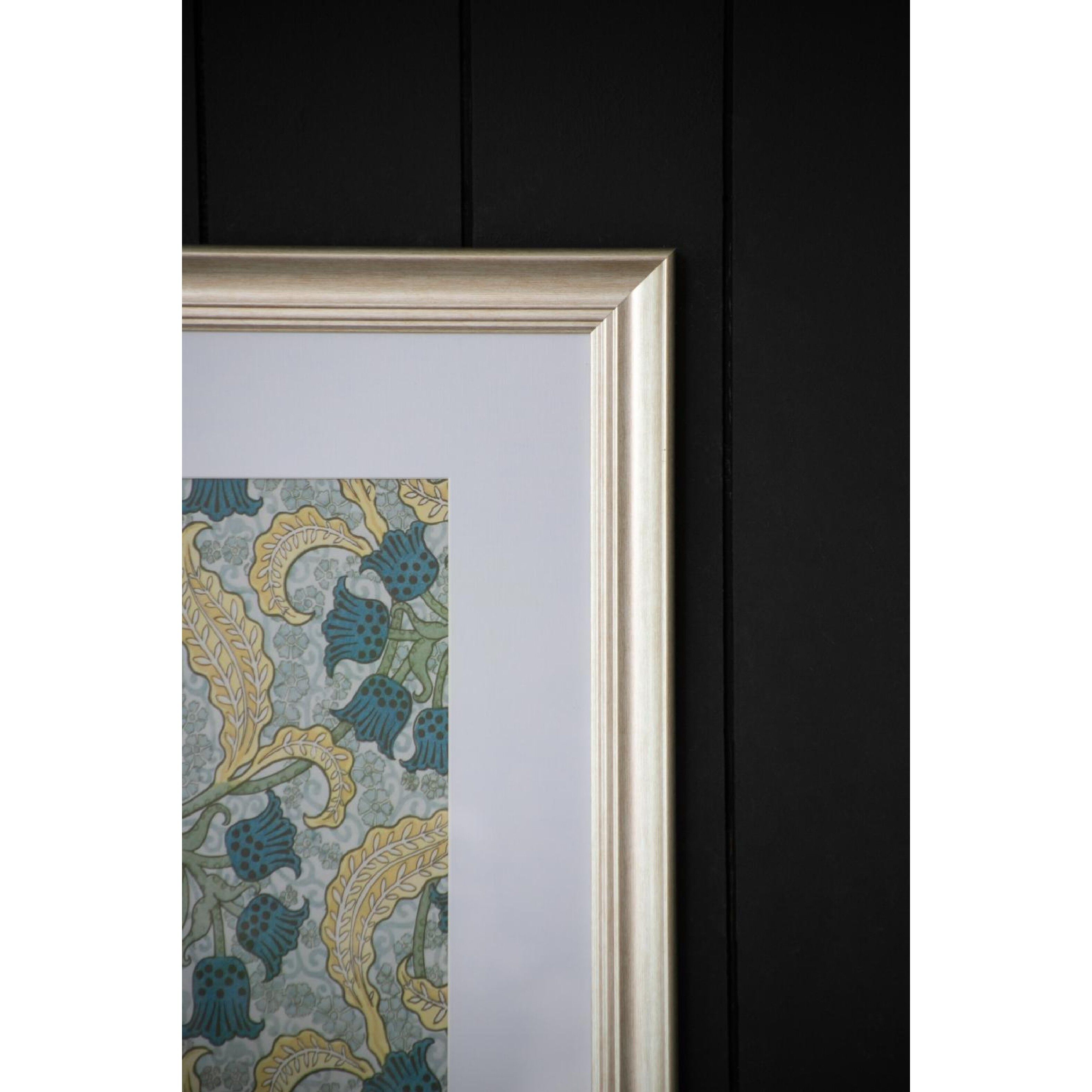 Smithsonian Gold and Green and Blue Wall Art, Floral