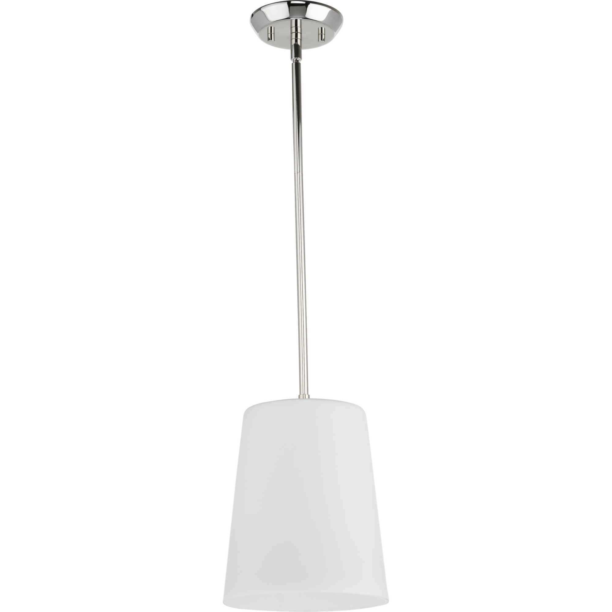 Clarion 1 Light 9 inch Polished Nickel Pendant Ceiling Light