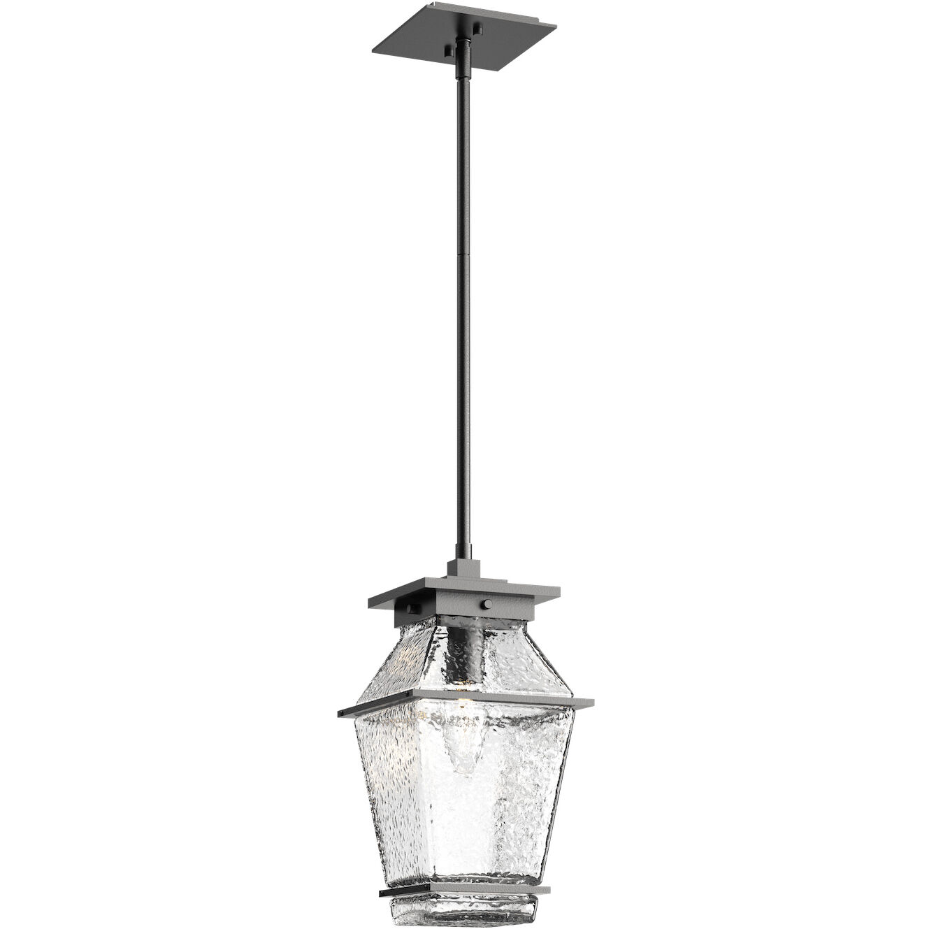 Landmark 1 Light 7.3 inch Argento Grey Outdoor Pendant in E26 Incandescent