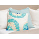 Pacifica 20 X 6 inch Ivory/Cool Waters Decorative Pillow