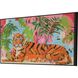 Animals Collection Orange Framed Art