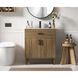 Chandler 30 X 34 inch Walnut Brown Bathroom Vanity Cabinet