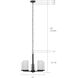 Britton 5 Light 21 inch Matte Black Chain Chandelier Ceiling Light