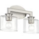 Bernardino 2 Light 16 inch Brushed Nickel Vanity Wall Sconce Wall Light