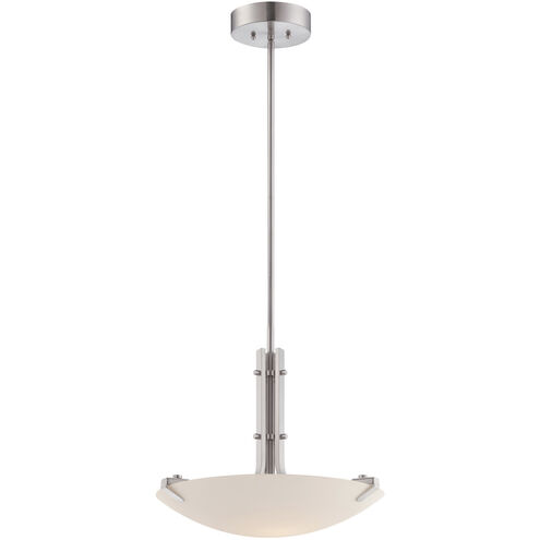 Archer LED 20.5 inch Satin Platinum Inverted Pendant Ceiling Light