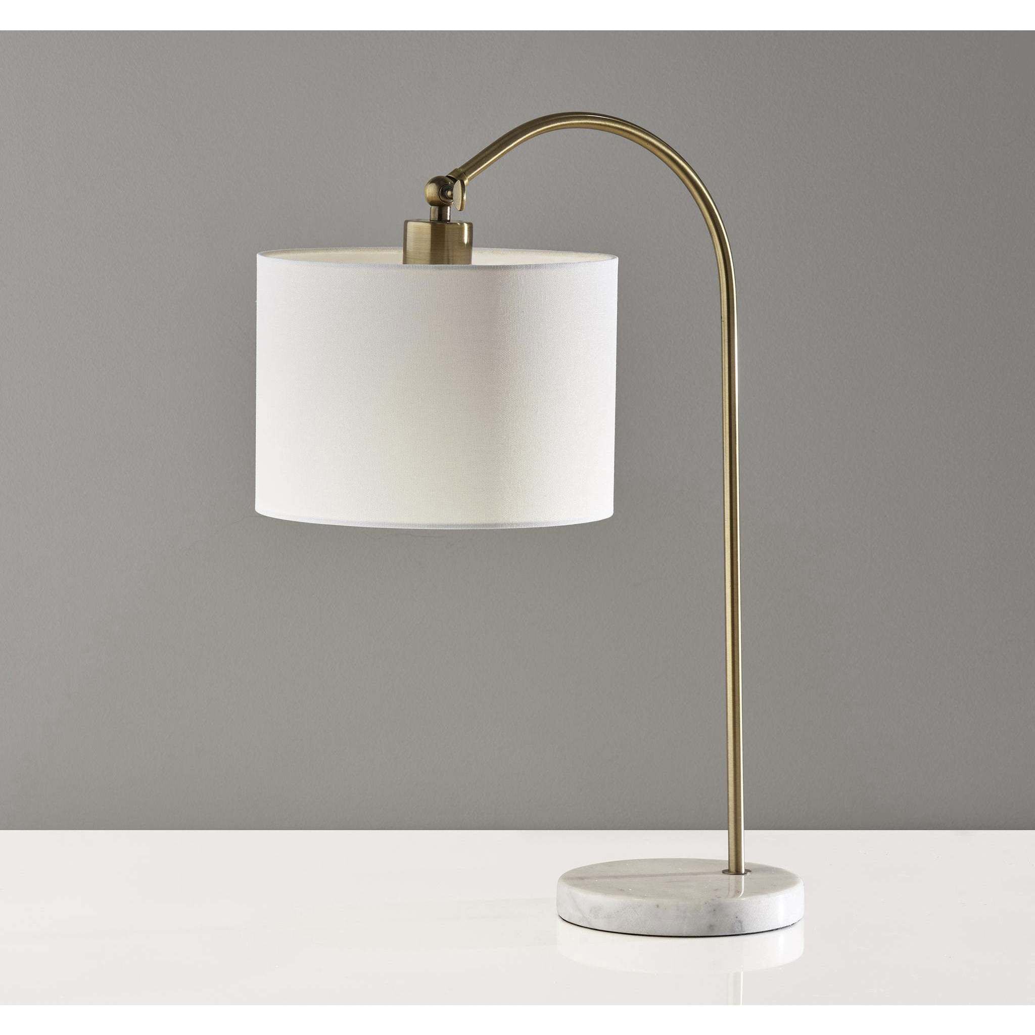 Meredith 23.5 inch 60.00 watt Antique Brass Table Lamp Portable Light