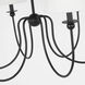 Drew & Jonathan Elsay 6 Light 36.38 inch Midnight Black Chandelier Ceiling Light, Large