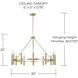 Winton 12 Light 35 inch Matte Brass Chandelier Ceiling Light