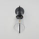 Finch 1 Light 5.75 inch Dark Bronze and Antique Brass Wall Sconce Wall Light in Seedy, Dark BronzeandAntique Brass