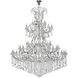 Maria Theresa 84 Light 96 inch Chrome Chandelier Ceiling Light