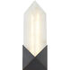 Caesar LED 4.63 inch Urban Bronze Bath Vanity Light Wall Light in Urban Bronze and Alabaster