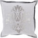 Cosette 22 inch Charcoal/Light Slate Accent Pillow