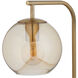 Globe 59 inch 40.00 watt Antique Brass Floor Lamp Portable Light, Simplee Adesso