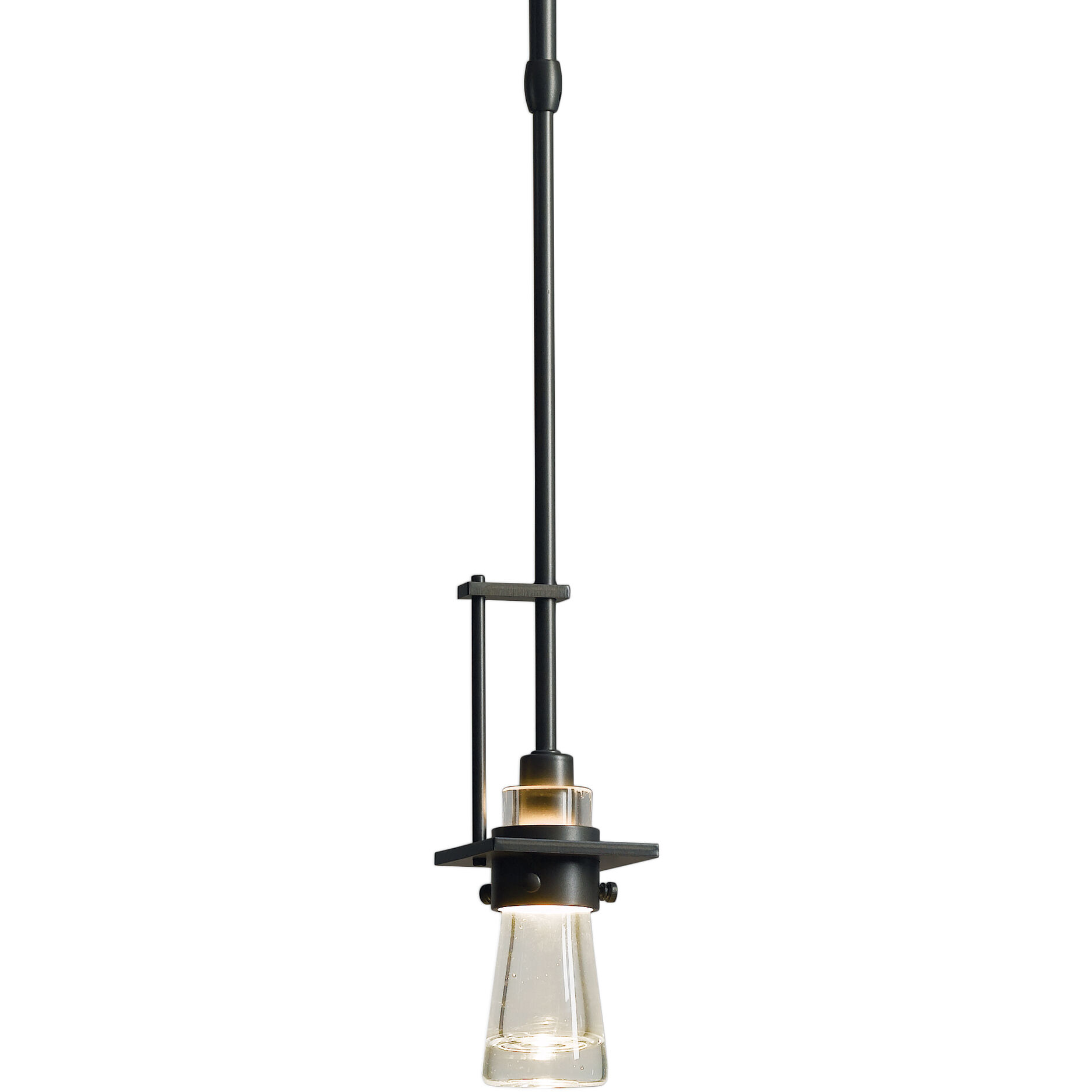 Erlenmeyer 1 Light 3.3 inch Burnished Steel Mini Pendant Ceiling Light, Small - Open Box