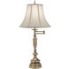 Ellie 33 inch 150.00 watt Antique Brass Table Lamp Portable Light