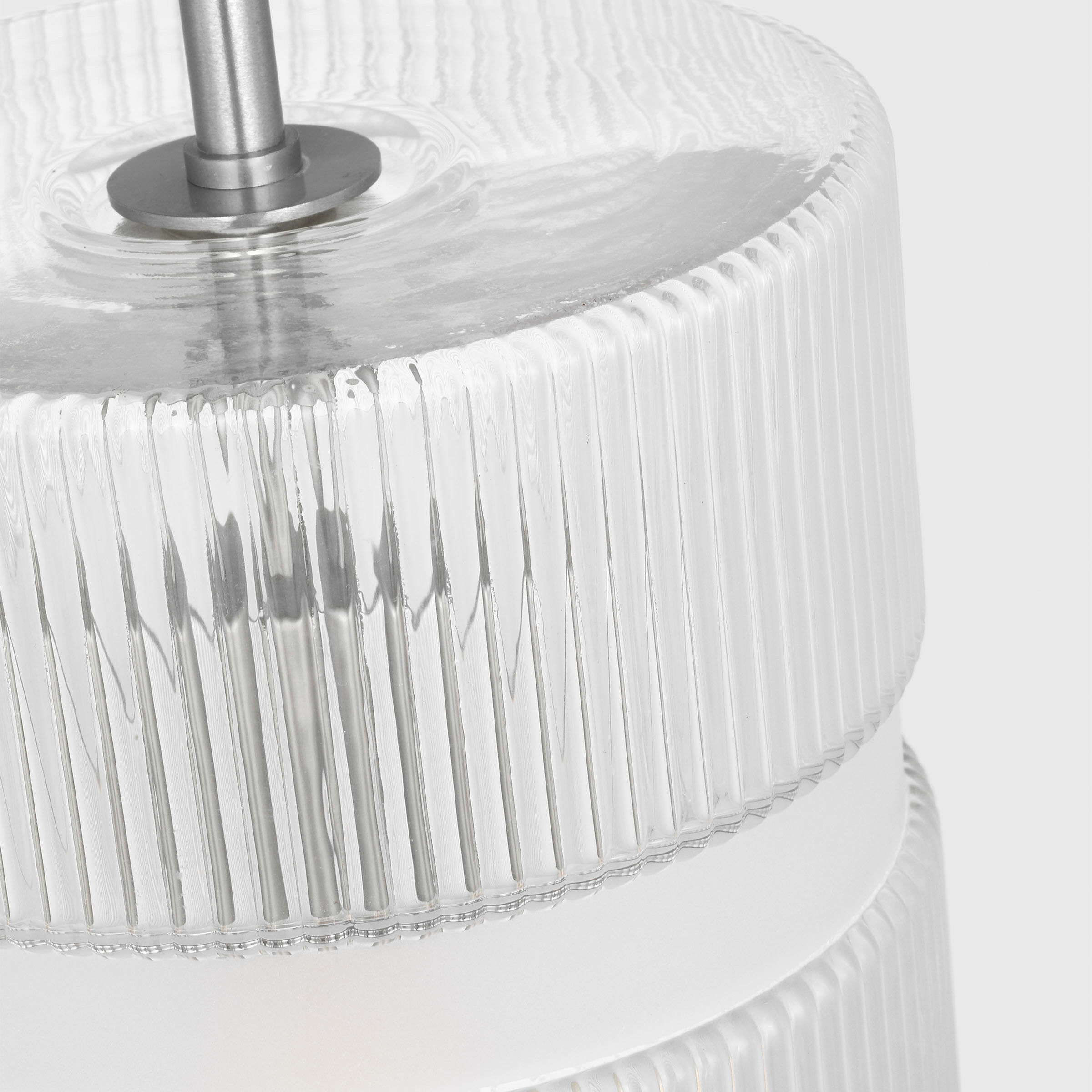 Drew & Jonathan Liouet 1 Light 7 inch Brushed Nickel Pendant Ceiling Light, Small