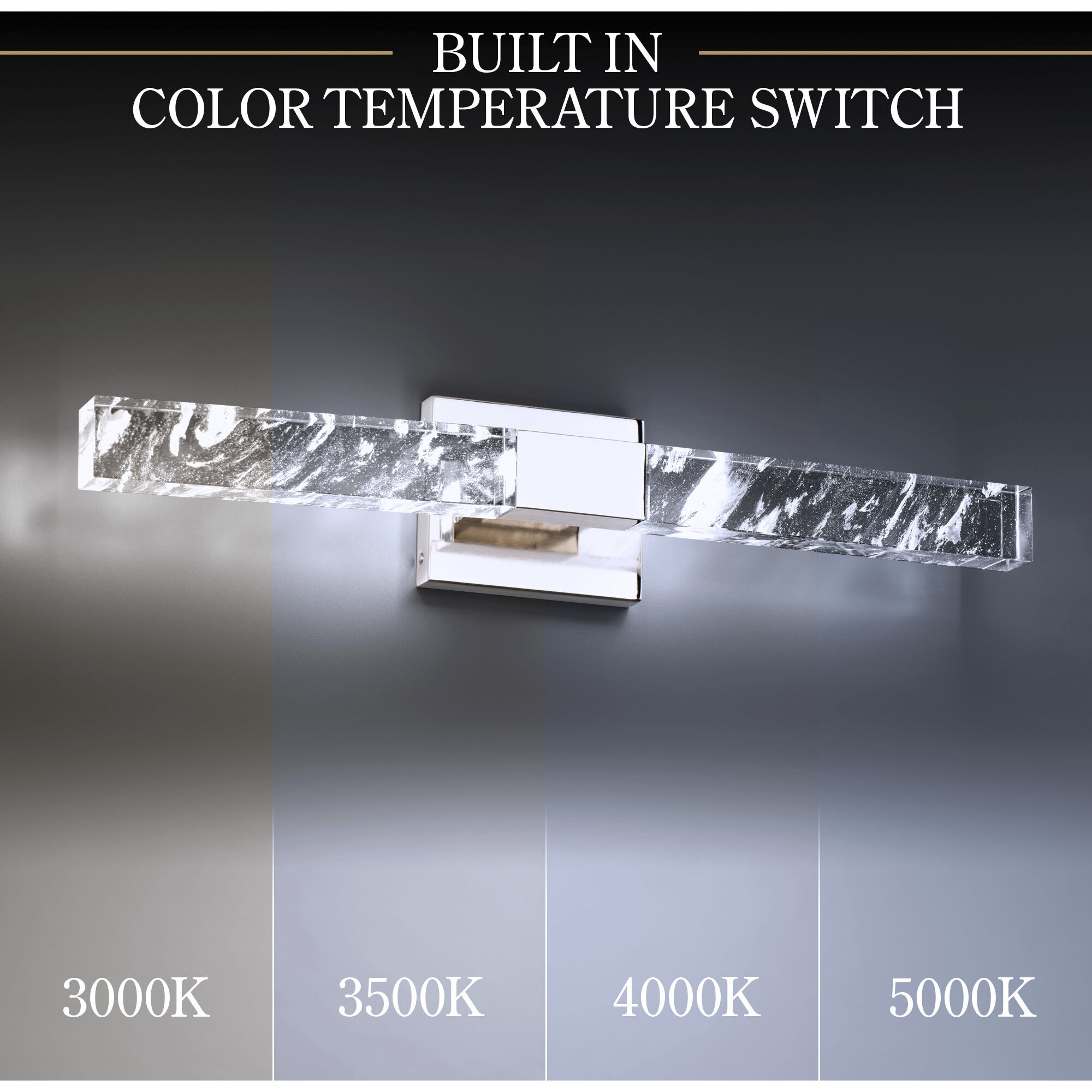 Beyond Baton LED 4 inch Polished Nickel ADA Wall Sconce Wall Light