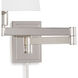 Virtue 1 Light 10 inch Polished Nickel Wall Sconce Wall Light