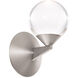 Double Bubble Wall Sconce Wall Light in 6in., Satin Nickel