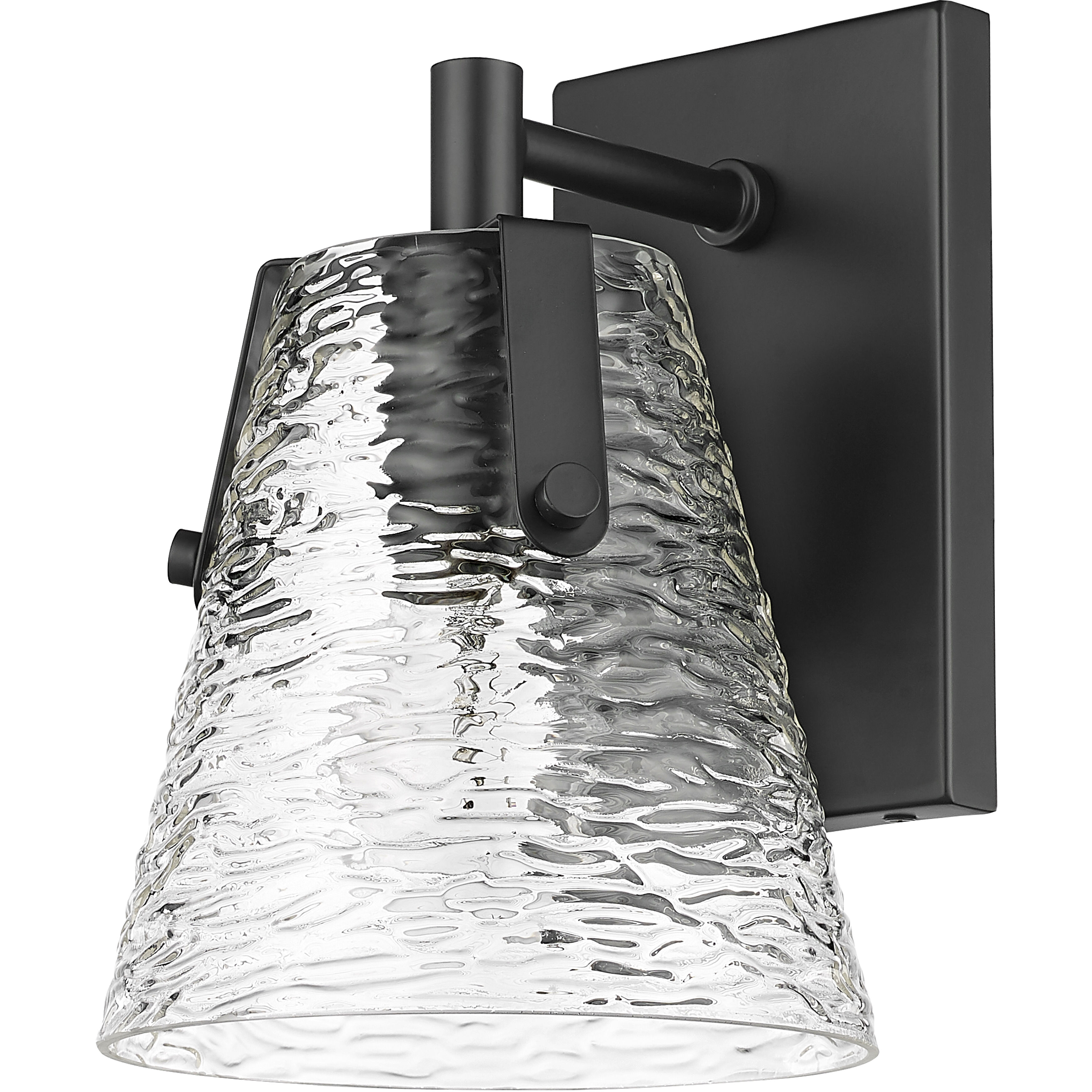 Analia 1 Light 6.5 inch Matte Black Wall Sconce Wall Light
