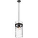 Fontaine 4 Light 13 inch Matte Black Pendant Ceiling Light