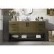 Lennox 60 X 34 inch Chestnut Brown Bathroom Vanity Cabinet