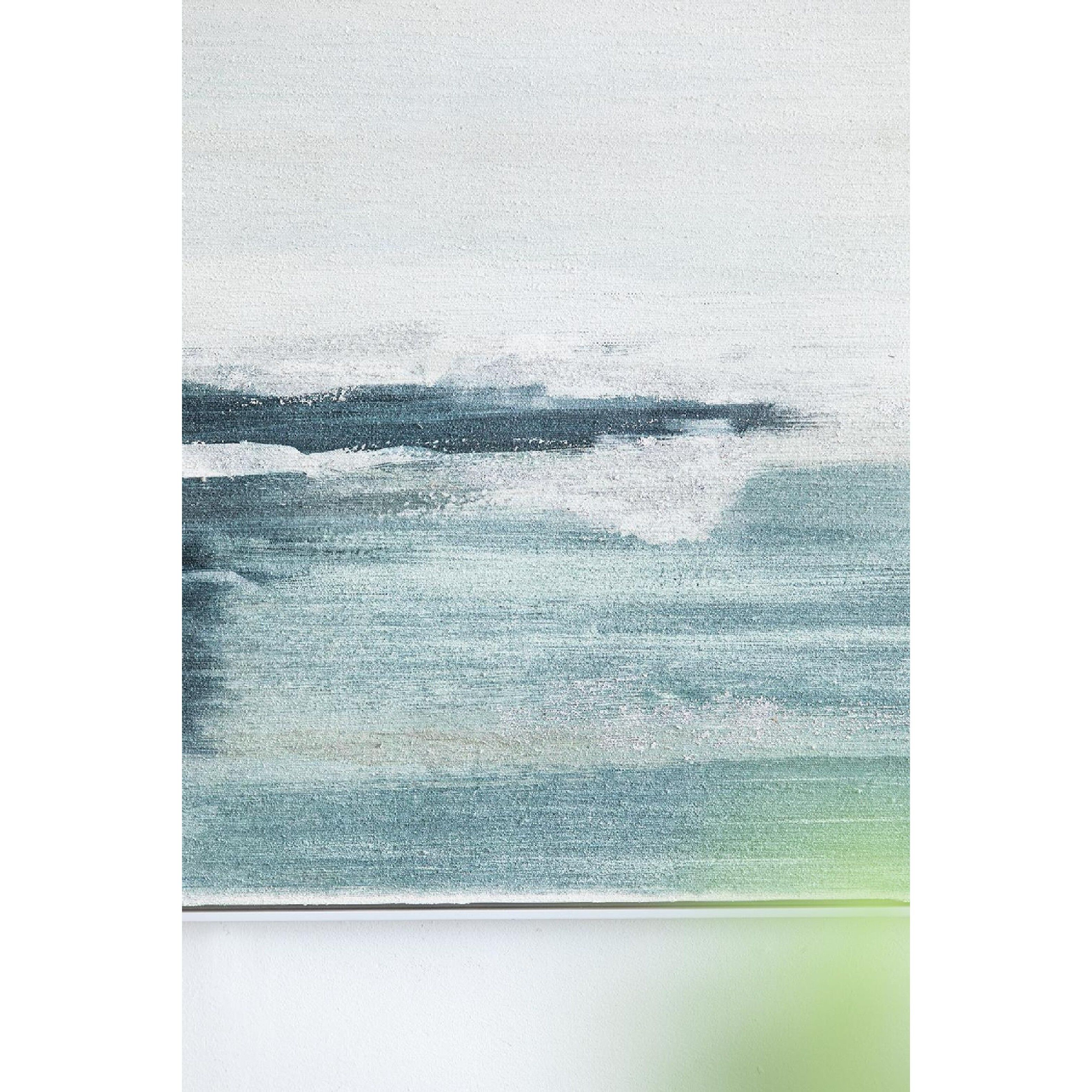 Abstract Blue/White Wall Art