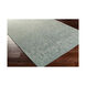 Opulent 72 X 48 inch Green and Green Area Rug, Wool, Cotton, and Viscose