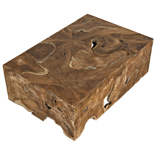 Vert 47.5 X 31.5 inch Clear Coat Flat Coffee Table