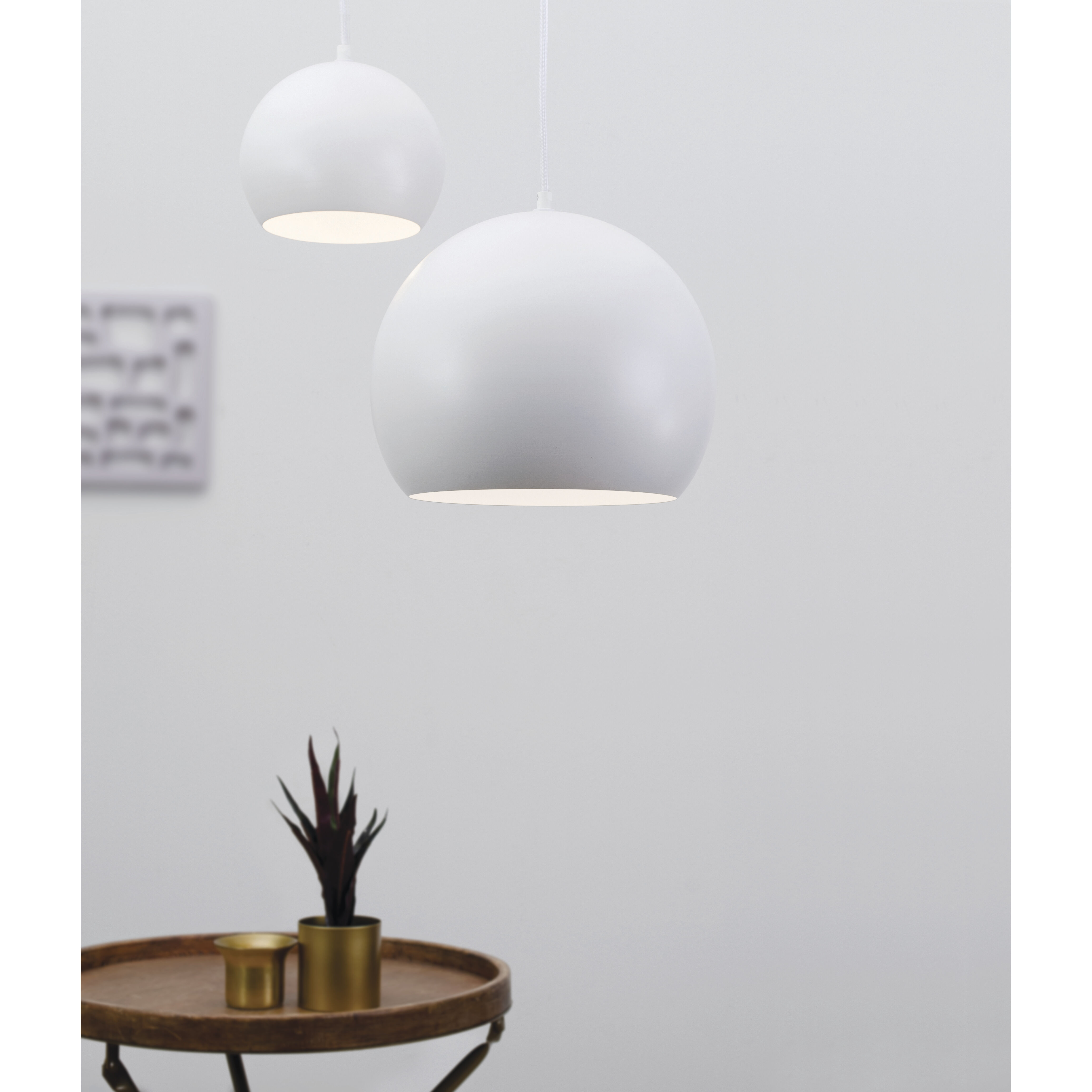 Roxy 1 Light 10 inch White Pendant Ceiling Light