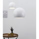 Roxy 1 Light 10 inch White Pendant Ceiling Light