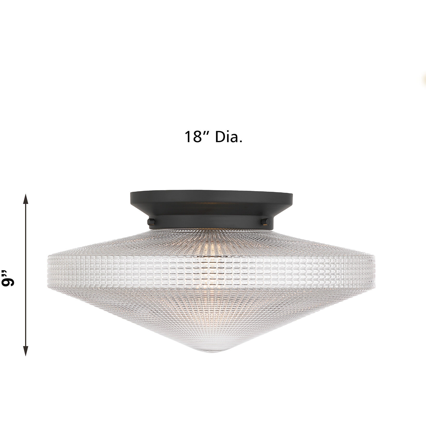 Norwich 1 Light 18 inch Matte Black Covertible SemiFlush Ceiling Light