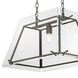 Azure 1 Light 24.02 inch Bronze Chandelier Ceiling Light in Clear Glass, Small
