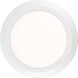 Verge LED 12 inch Fresco Flush Mount Ceiling Light in White Lustre
