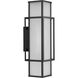 Unison 2 Light 24 inch Matte Black Outdoor Wall Lantern