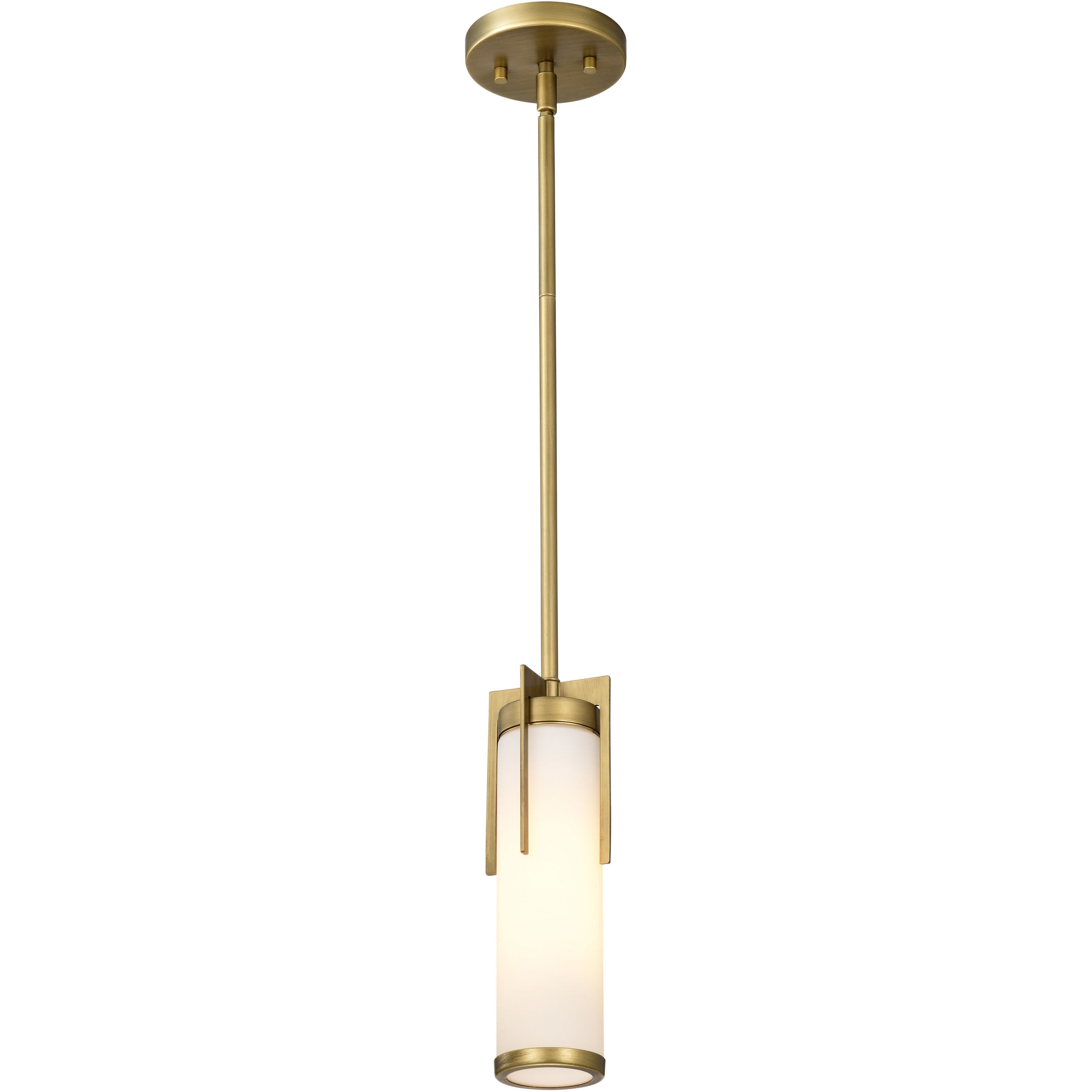 Roselle 3.75 inch Natural Brass Pendant Ceiling Light