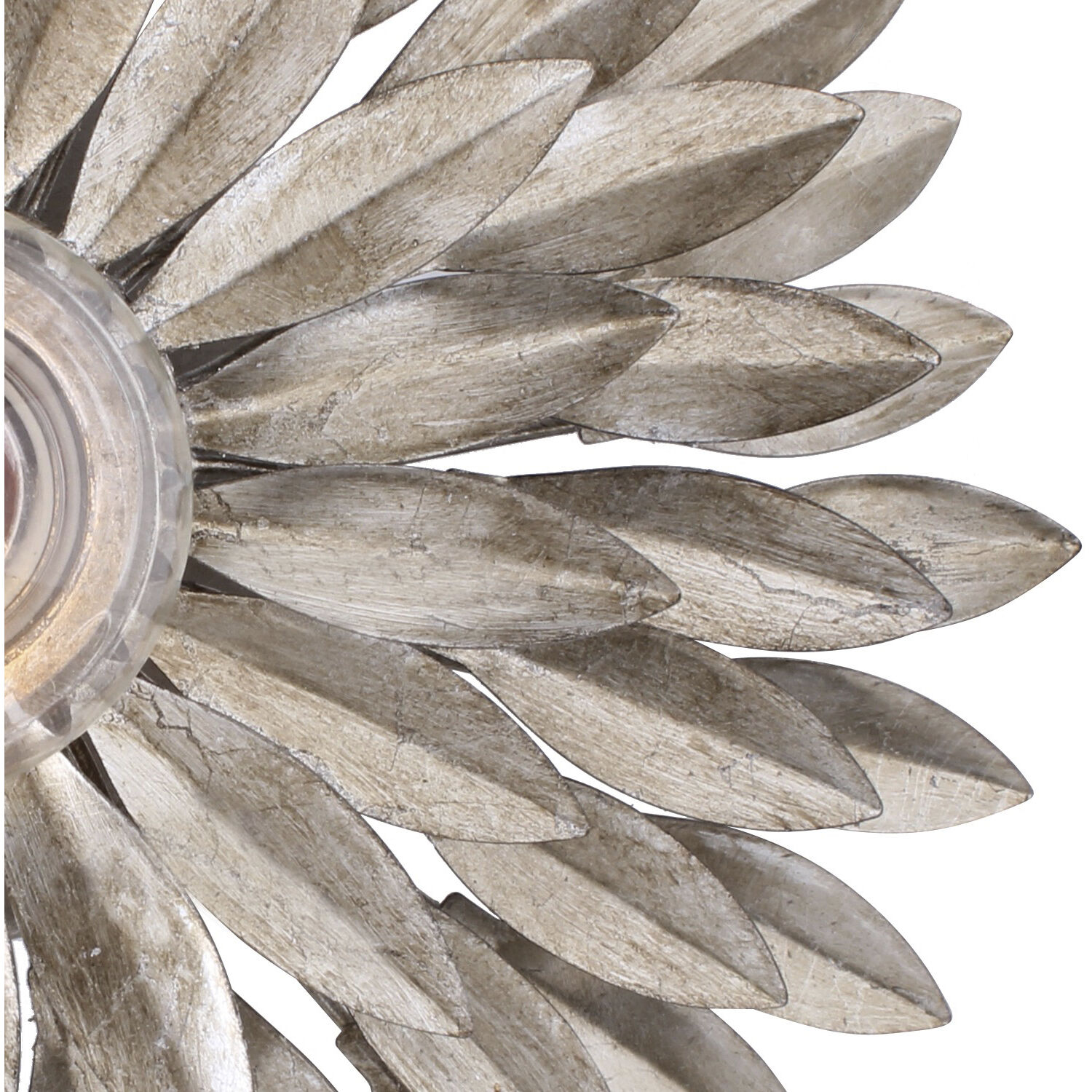 Broche Wall Sconce Wall Light in Antique Silver