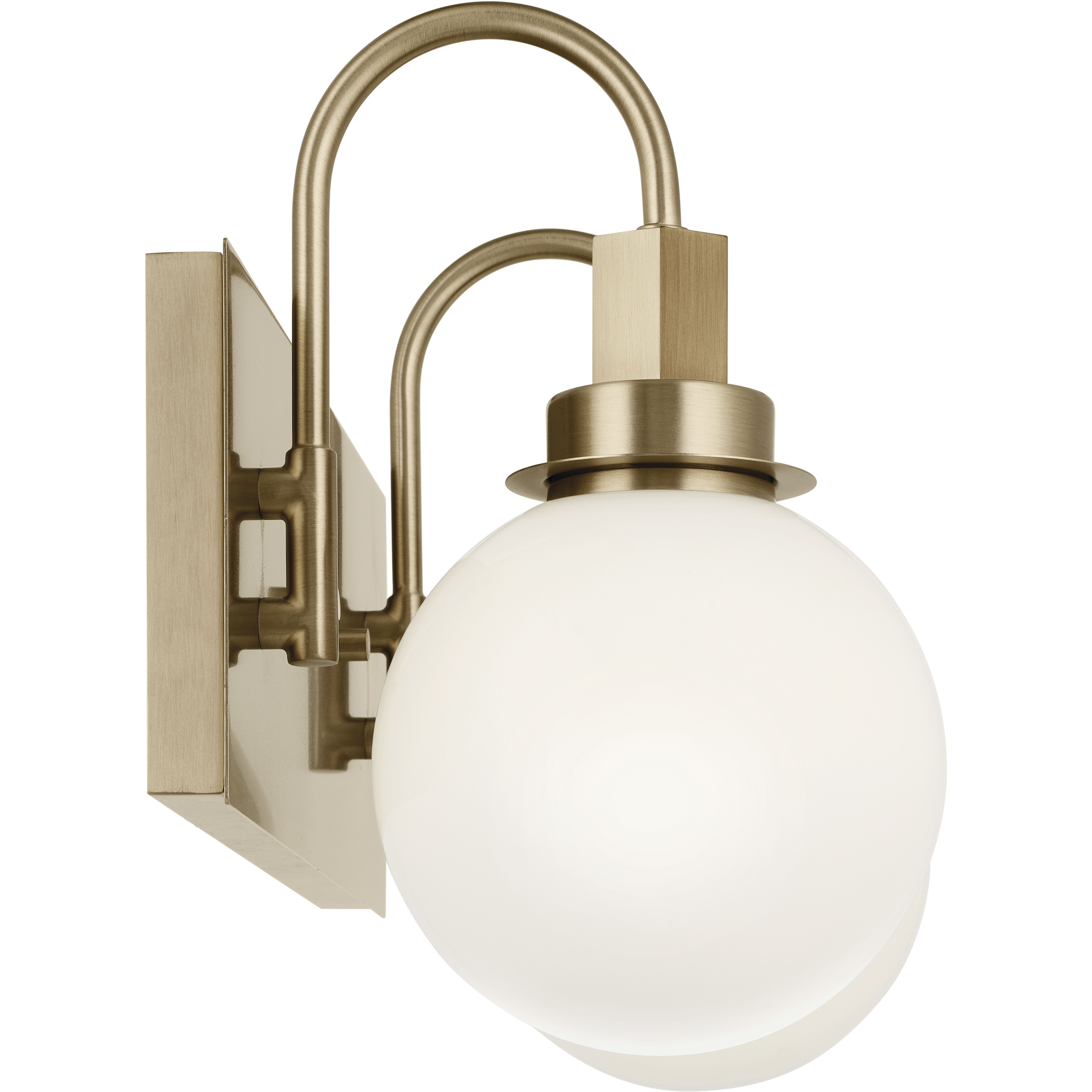 Hex LED 14.25 inch Champagne Bronze Bathroom Vanity Light Wall Light