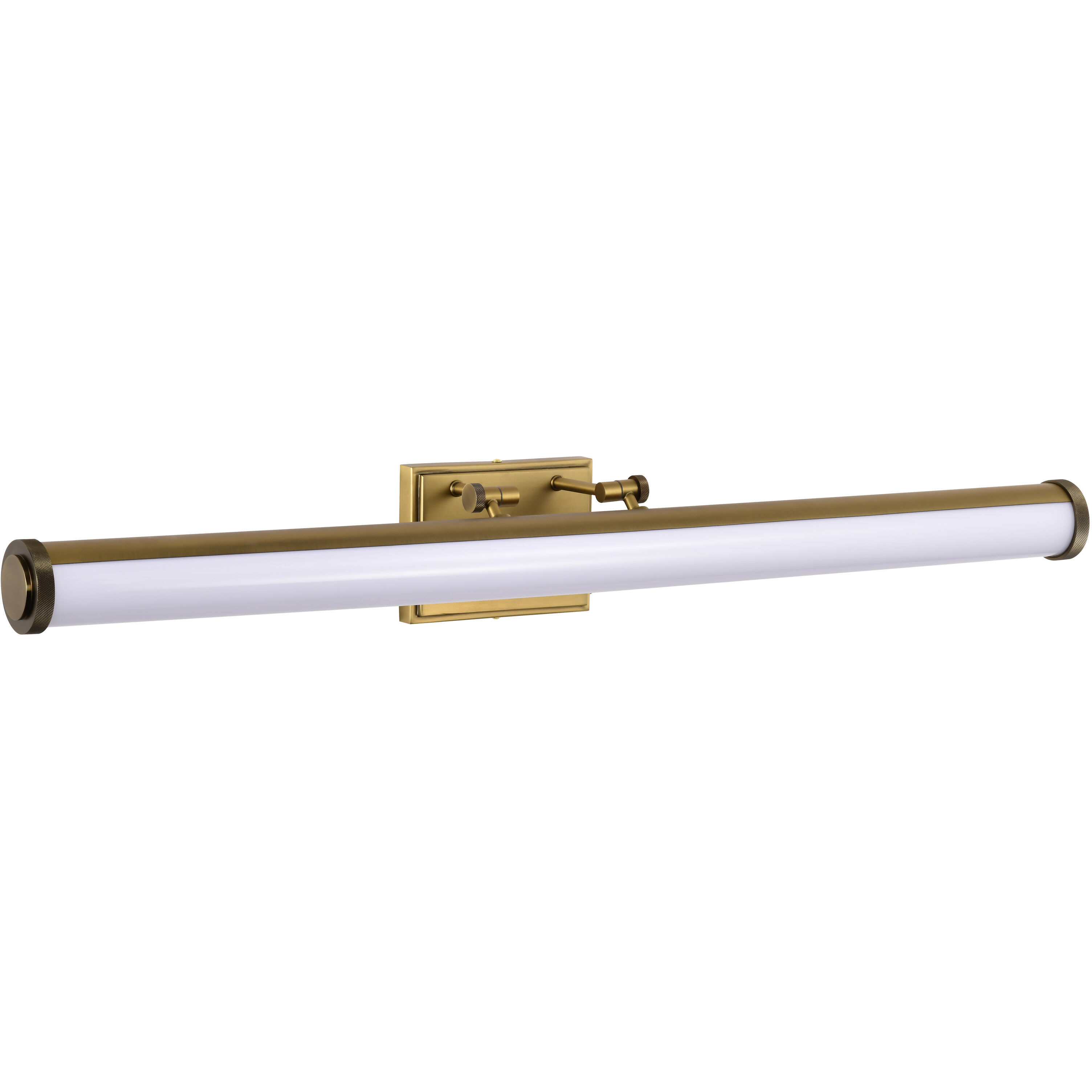 Cora LED 36 inch Vintage Brass Vanity Wall Light