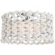 Fisher Weisman Catania LED 17.5 inch Polished Nickel Flush Mount Ceiling Light