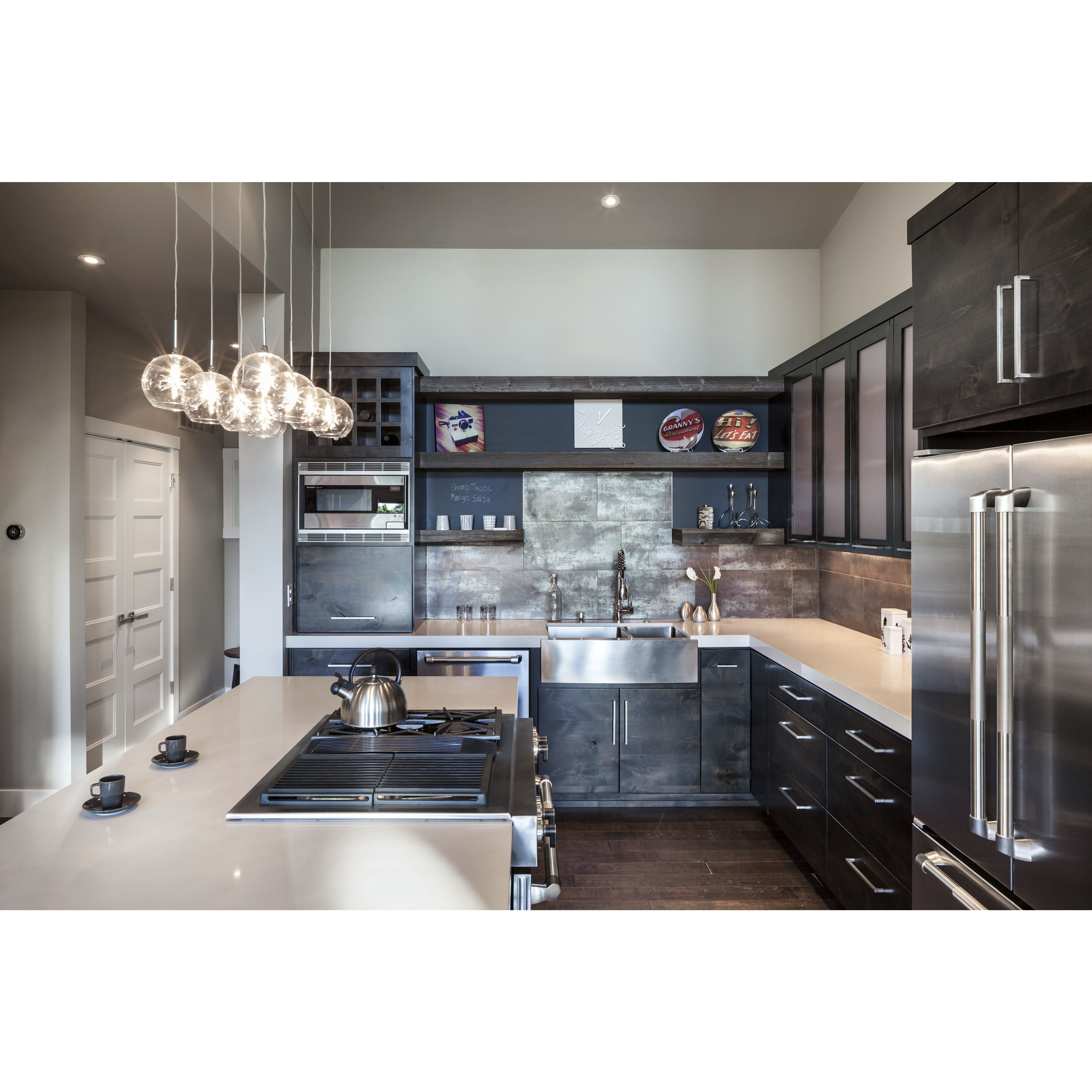 Starburst 8 Light 23.5 inch Polished Chrome Linear Pendant Ceiling Light