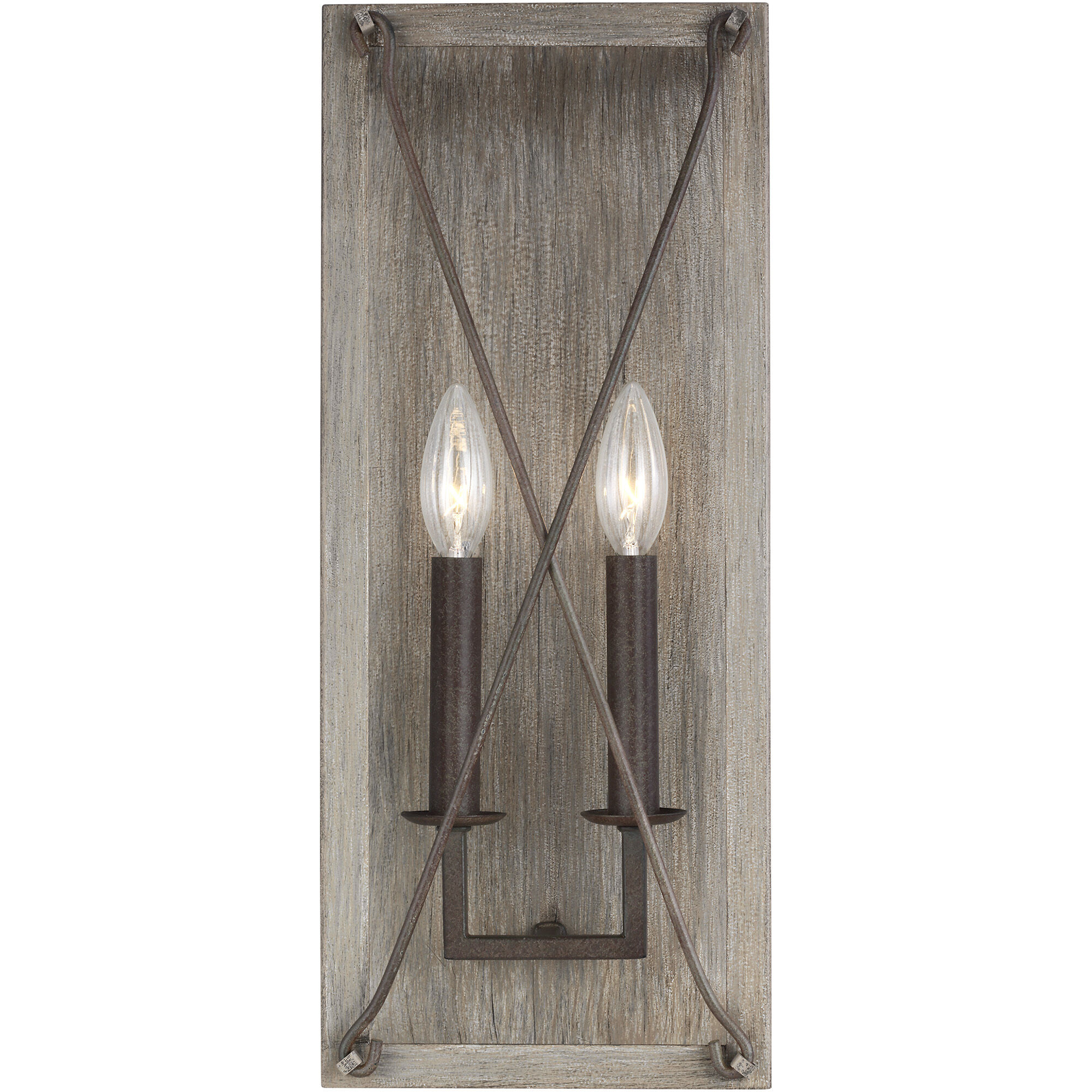 Sean Lavin Thornwood 2 Light 7.5 inch Washed Pine Bath Vanity Wall Light