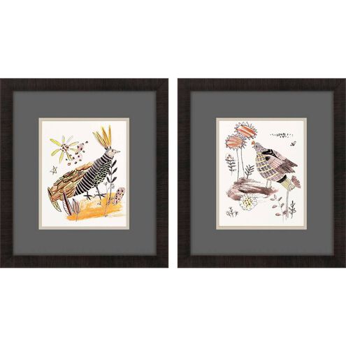 Animals Collection Orange Framed Art