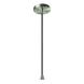 Radiance Collection 1 Light 7 inch Polished Chrome and Carbon Matte Black and Black Pendant Ceiling Light
