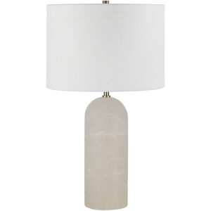 Ixia 25 inch 100 watt Honed Off-White Table Lamp Portable Light